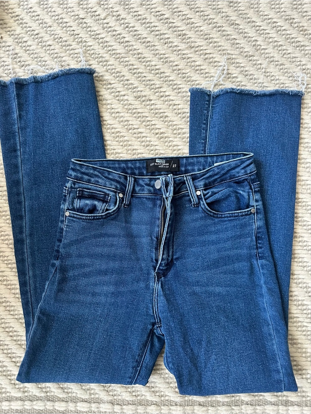 Just Black High-Rise Blue Denim Jeans
